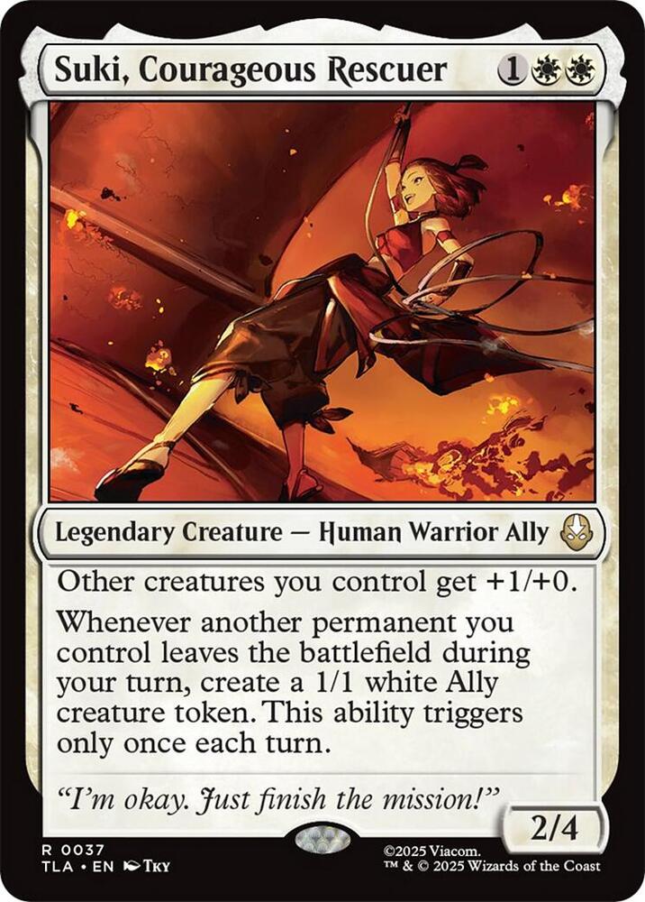 Suki, Courageous Rescuer 37 (Avatar: The Last Airbender)  | Chromatic Games