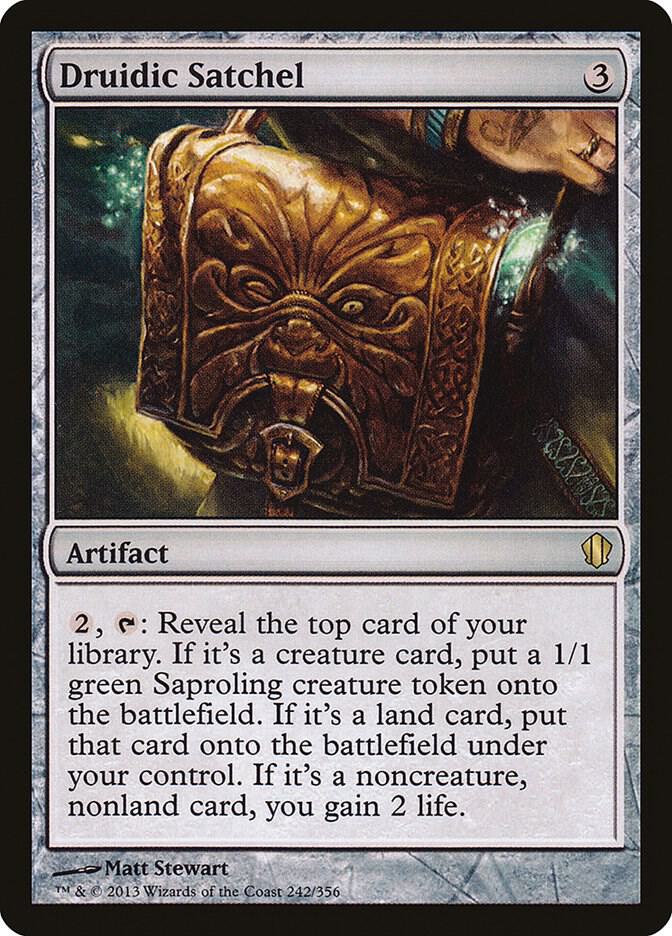 Druidic Satchel 242/356 (Commander 2013)  | Chromatic Games