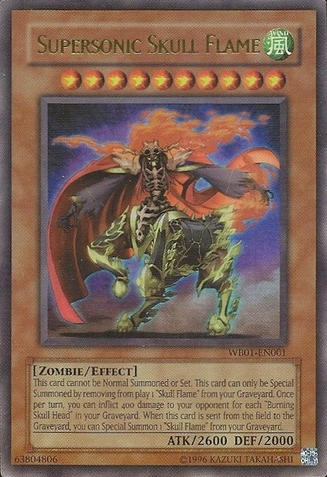 Supersonic Skull Flame [WB01-EN001] Super Rare | Chromatic Games