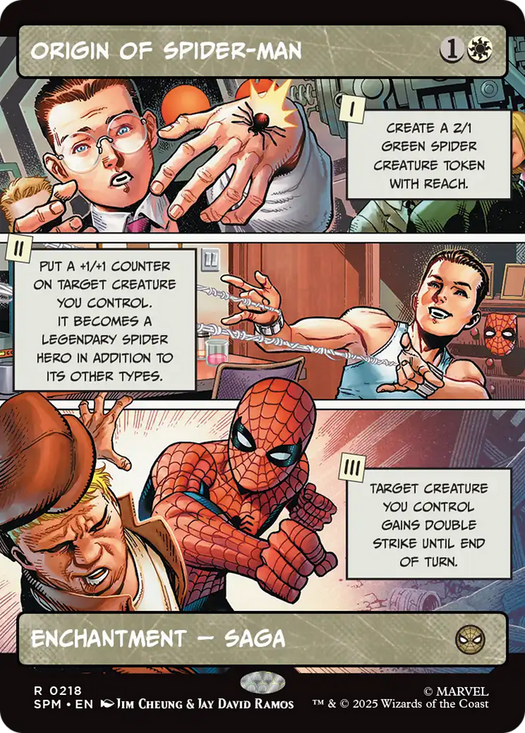 Origin of Spider-Man (Borderless) [Marvel's Spider-Man] | Chromatic Games