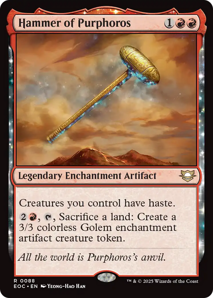 Hammer of Purphoros [Edge of Eternities Commander] | Chromatic Games