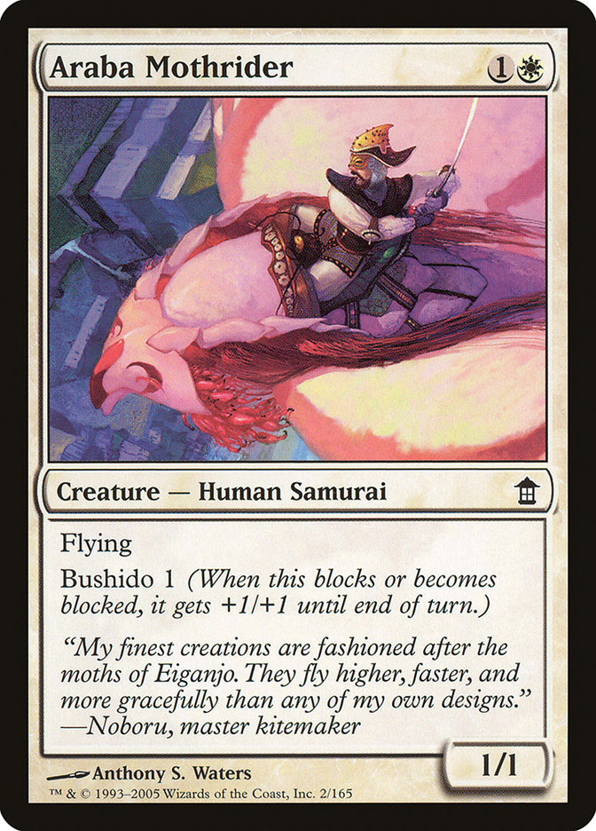 Araba Mothrider 2/165 (Saviors of Kamigawa)  | Chromatic Games