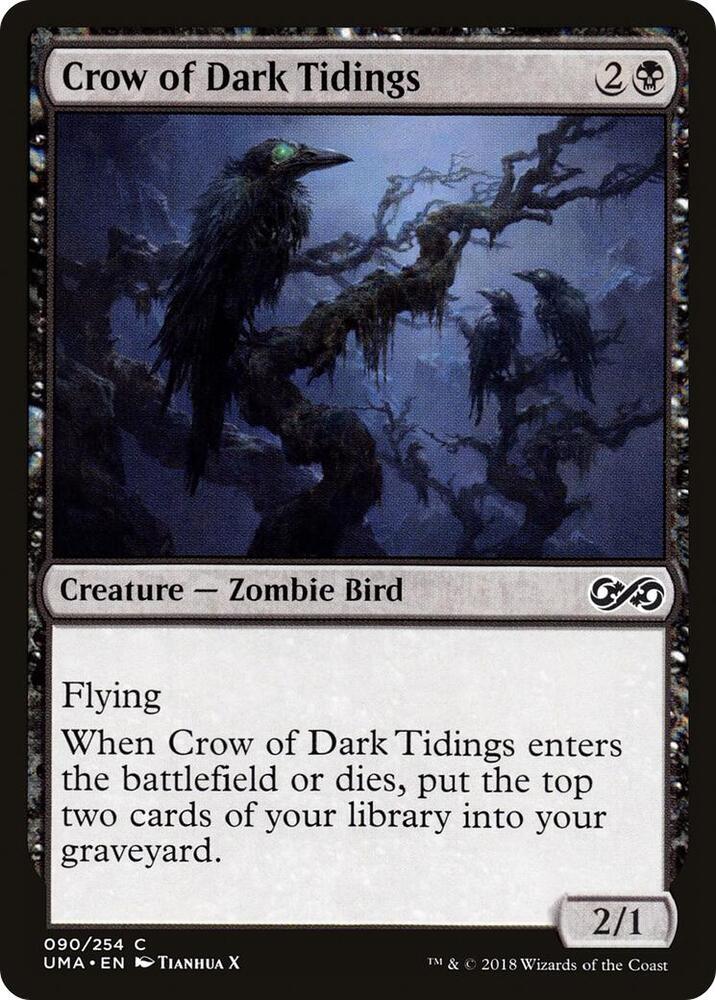 Crow of Dark Tidings 90/254 (Ultimate Masters)  | Chromatic Games