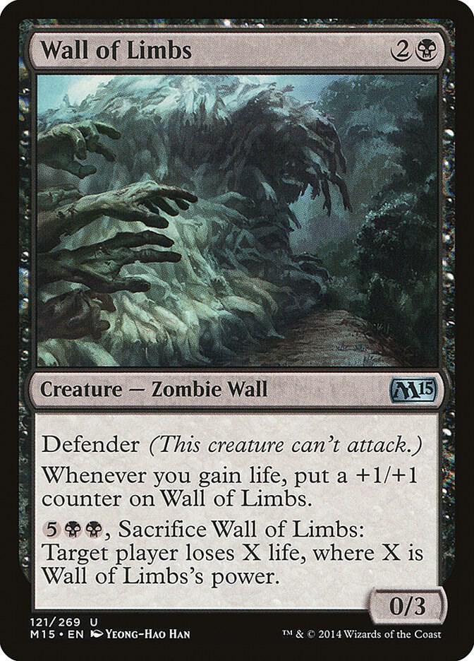 Wall of Limbs 121/269 (Magic 2015 (M15))  | Chromatic Games