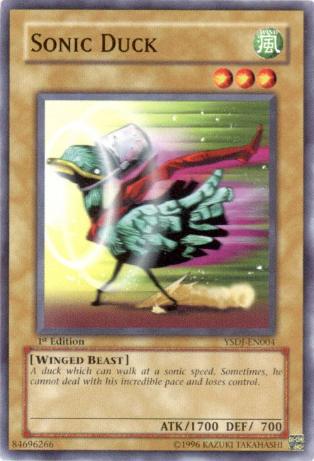 Sonic Duck [YSDJ-EN004] Common | Chromatic Games