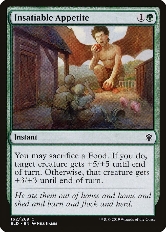 Insatiable Appetite 162/269 (Throne of Eldraine)  | Chromatic Games