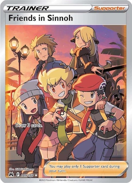 Friends in Sinnoh (149/159) (Full Art) [Sword & Shield: Crown Zenith] | Chromatic Games