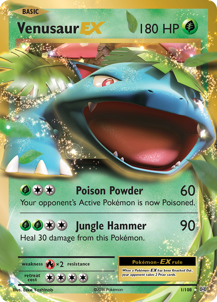 Venusaur EX (1/108) [XY: Evolutions] | Chromatic Games