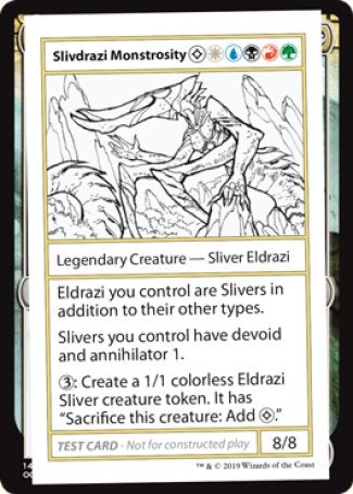 Slivdrazi Monstrosity (2021 Edition) [Mystery Booster Playtest Cards] | Chromatic Games