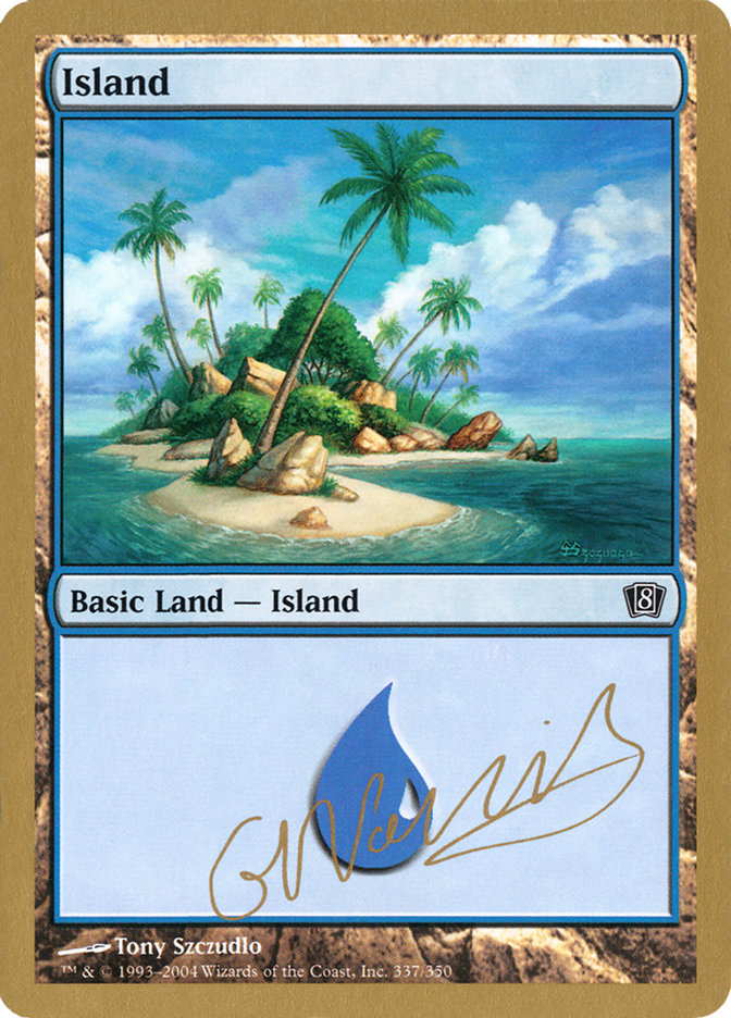 Island (gn337) (Gabriel Nassif) [World Championship Decks 2004] | Chromatic Games