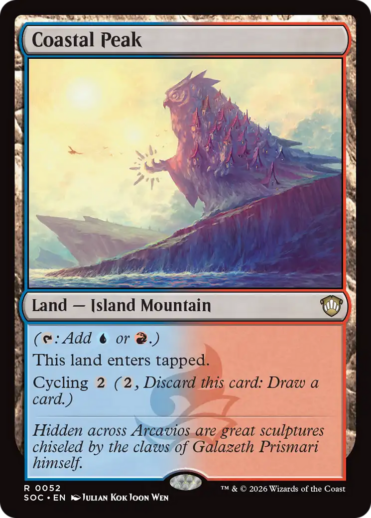 Coastal Peak [Secrets of Strixhaven Commander] | Chromatic Games