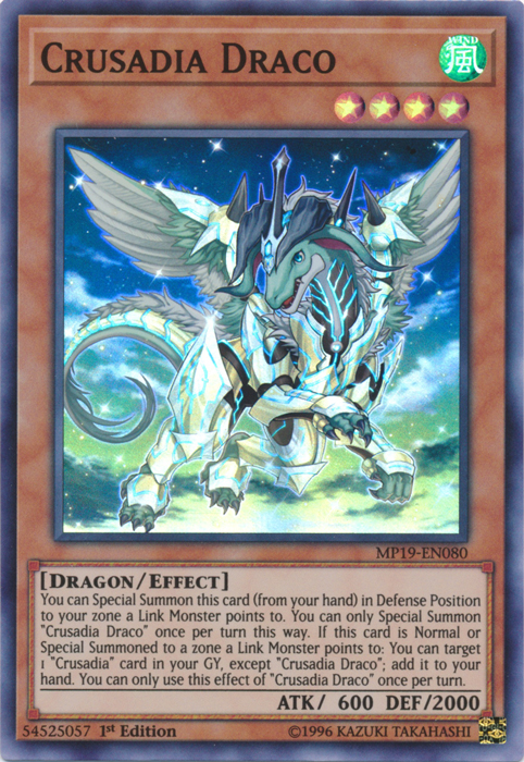 Crusadia Draco [MP19-EN080] Super Rare | Chromatic Games