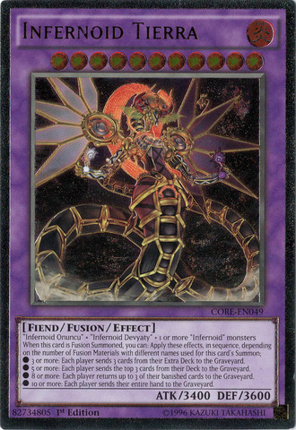Infernoid Tierra [CORE-EN049] Ultimate Rare | Chromatic Games