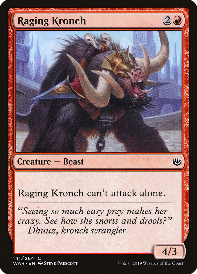 Raging Kronch 141/264 (War of the Spark)  | Chromatic Games