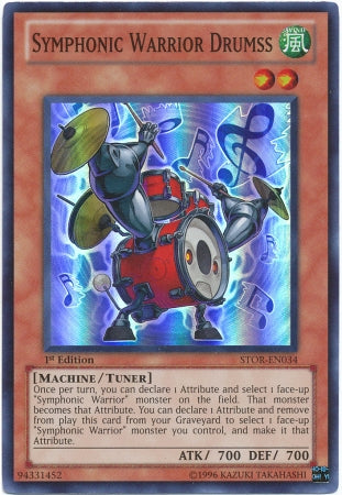 Symphonic Warrior Drumss [STOR-EN034] Super Rare | Chromatic Games