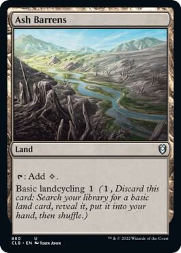 Ash Barrens 880 (Commander Legends: Battle for Baldur's Gate)  | Chromatic Games