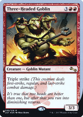 Three-Headed Goblin (Unfinity Foil Edition) [The List] | Chromatic Games