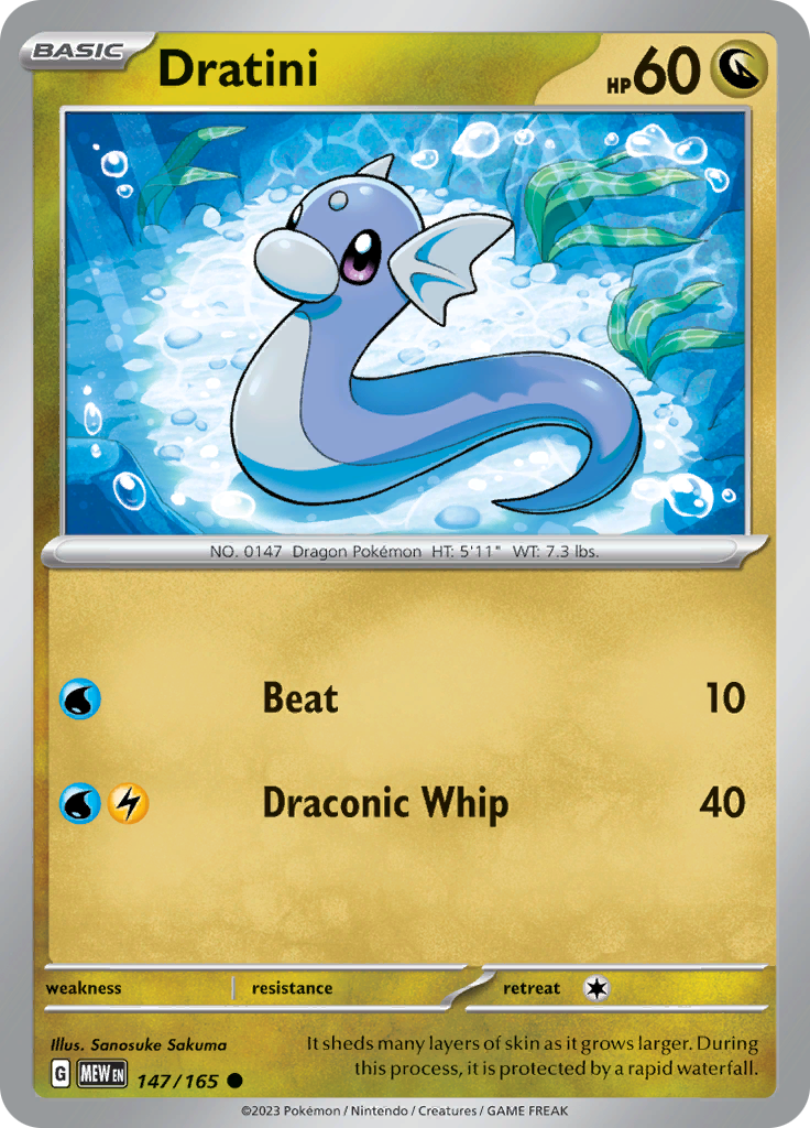 Dratini (147/165) [Scarlet & Violet: 151] | Chromatic Games