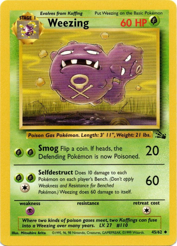 Weezing (45/62) [Fossil Unlimited] | Chromatic Games