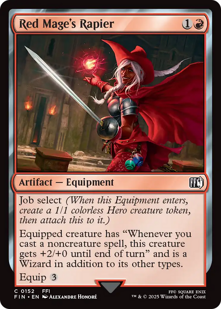 Red Mage's Rapier [FINAL FANTASY] | Chromatic Games
