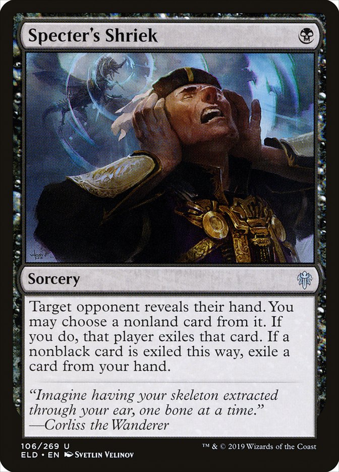Specter's Shriek 106/269 (Throne of Eldraine)  - Foil | Chromatic Games