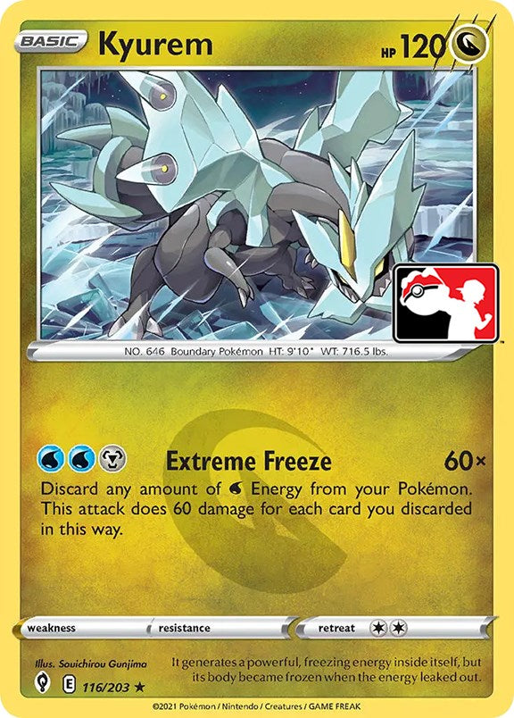 Kyurem (116/203) [Prize Pack Series One] | Chromatic Games