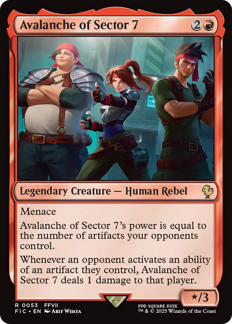 Avalanche of Sector 7 [FINAL FANTASY Commander] | Chromatic Games