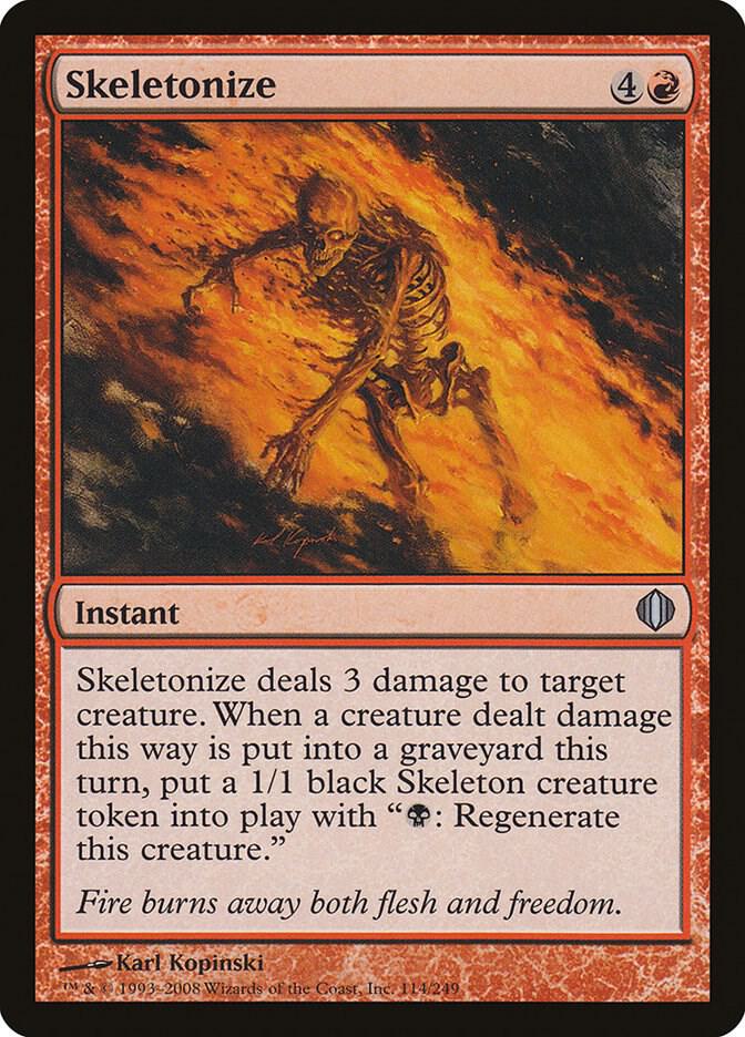 Skeletonize 114/249 (Shards of Alara)  | Chromatic Games