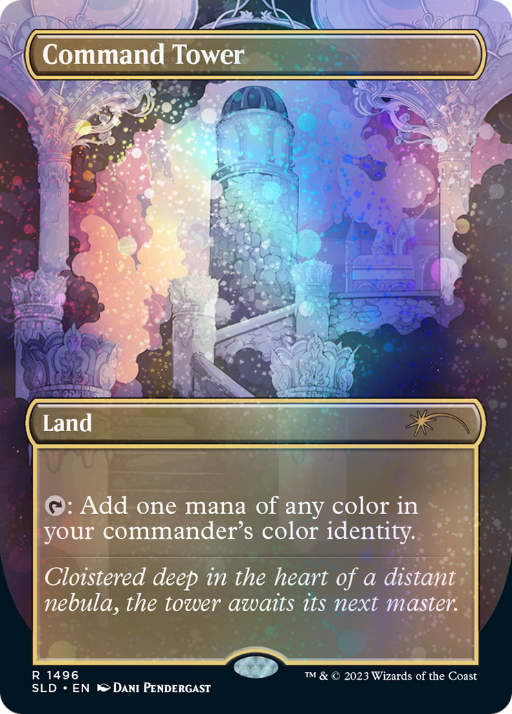 Command Tower (1697) (Rainbow Foil) [Secret Lair: Sheldon's Spellbook] | Chromatic Games