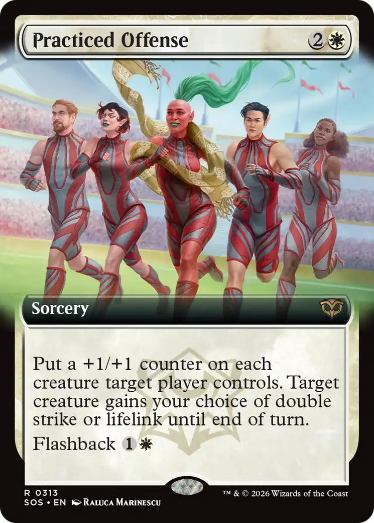 Practiced Offense (Extended Art) [Secrets of Strixhaven] | Chromatic Games
