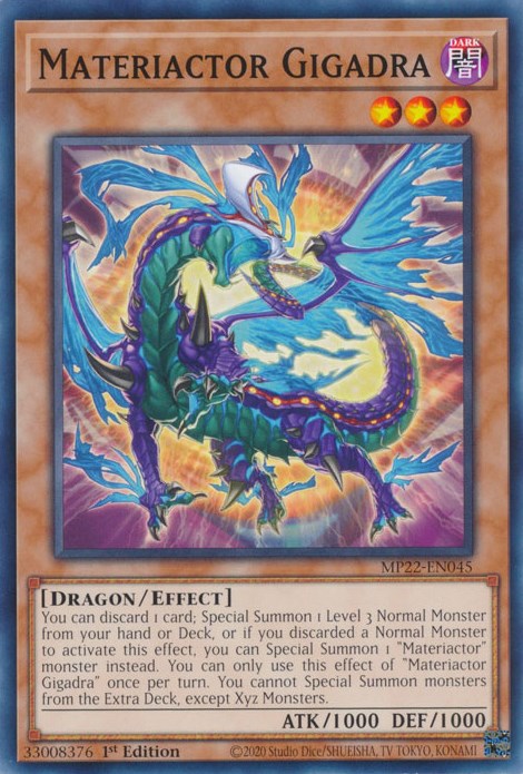 Materiactor Gigadra [MP22-EN045] Common | Chromatic Games