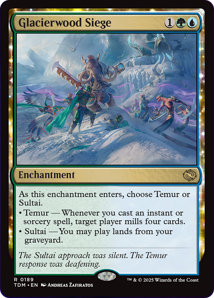 Glacierwood Siege [Tarkir: Dragonstorm] | Chromatic Games