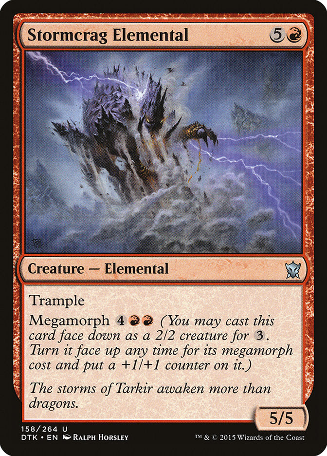 Stormcrag Elemental 158/264 (Dragons of Tarkir)  | Chromatic Games