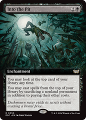 Into the Pit (Extended Art) [Duskmourn: House of Horror Commander] | Chromatic Games