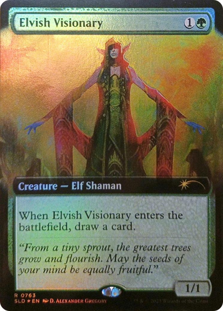 Elvish Visionary (Extended Art) [Secret Lair Drop Series] | Chromatic Games