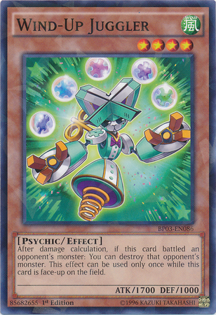 Wind-Up Juggler [BP03-EN086] Shatterfoil Rare | Chromatic Games