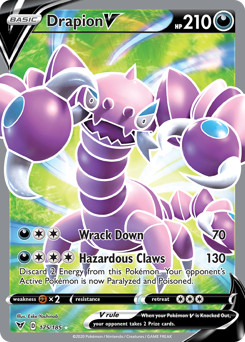 Drapion V (175/185) [Sword & Shield: Vivid Voltage] | Chromatic Games