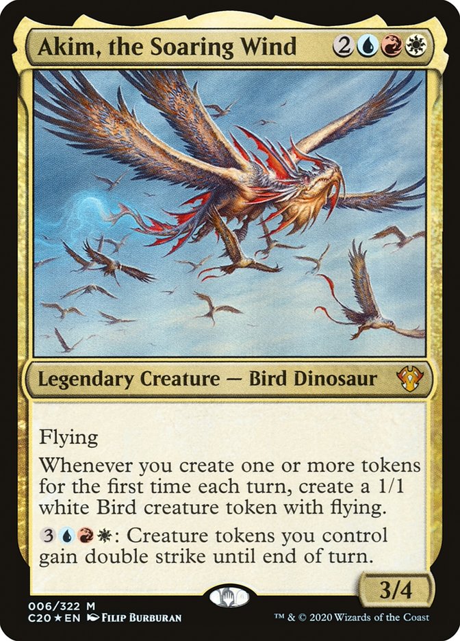 Akim the Soaring Wind 6 (Commander 2020)  - Foil | Chromatic Games