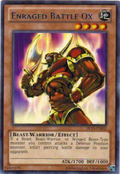 Enraged Battle Ox (Blue) [DL15-EN002] Rare | Chromatic Games