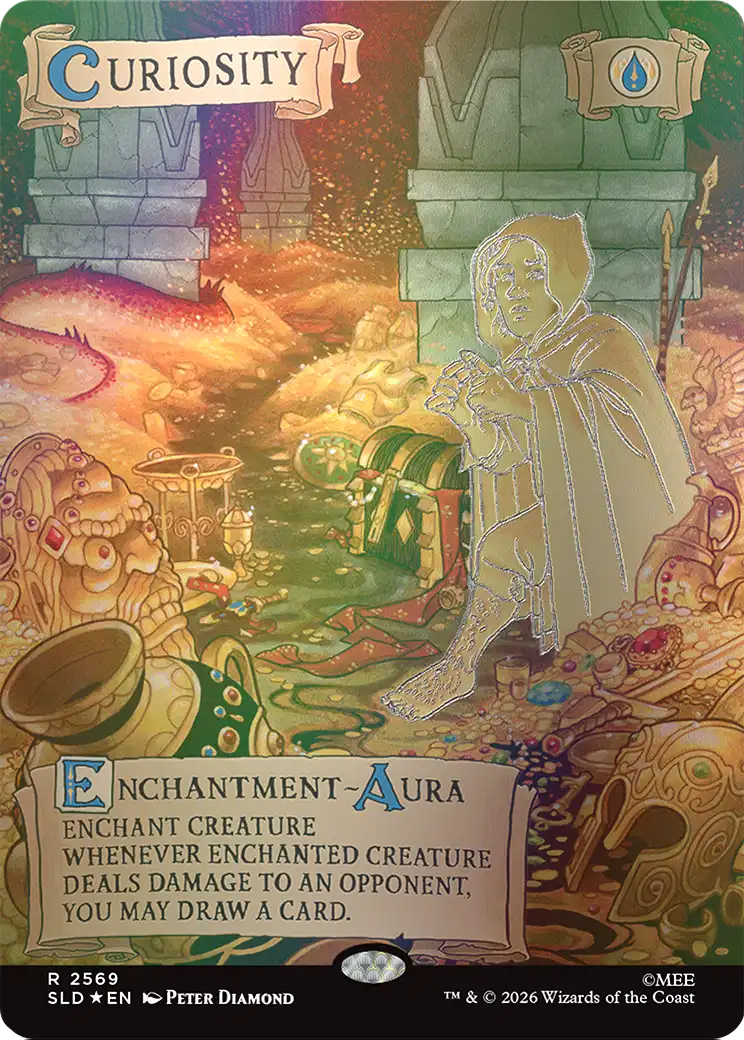 Curiosity (2569) (Out Of Sight Foil) [Secret Lair Drop Series] | Chromatic Games