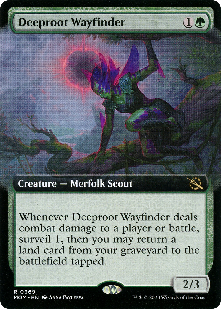 Deeproot Wayfinder (Extended Art) [March of the Machine] | Chromatic Games