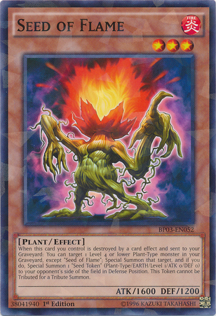 Seed of Flame [BP03-EN052] Shatterfoil Rare | Chromatic Games