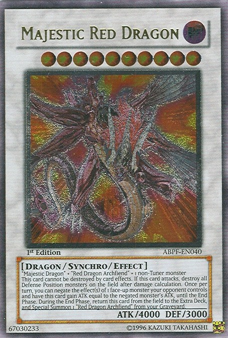 Majestic Red Dragon [ABPF-EN040] Ultimate Rare | Chromatic Games