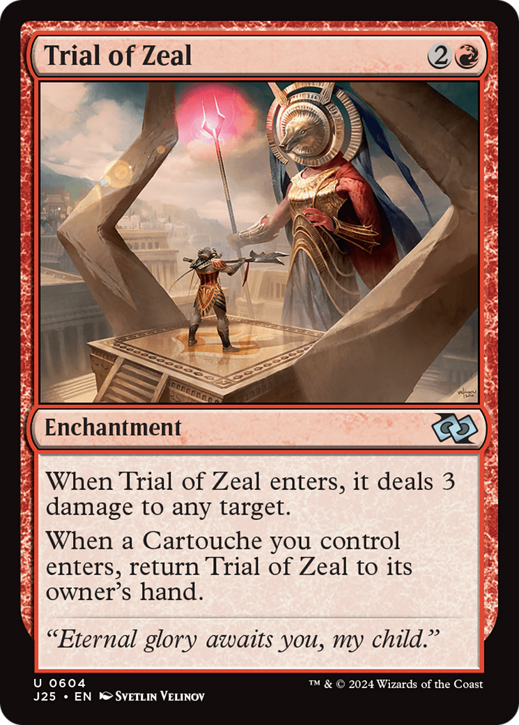 Trial of Zeal [Foundations Jumpstart] | Chromatic Games