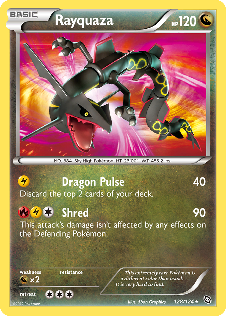 Rayquaza (128/124) [Black & White: Dragons Exalted] | Chromatic Games