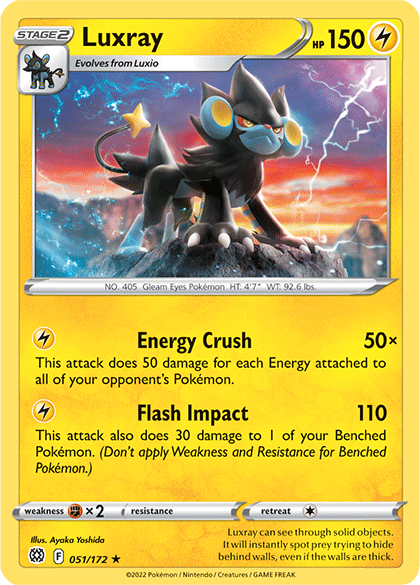 Luxray (051/172) [Sword & Shield: Brilliant Stars] | Chromatic Games