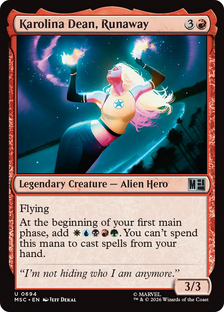 Karolina Dean, Runaway [Marvel Super Heroes Commander] | Chromatic Games