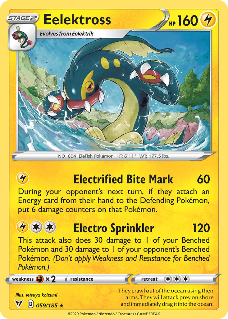 Eelektross (059/185) [Sword & Shield: Vivid Voltage] | Chromatic Games