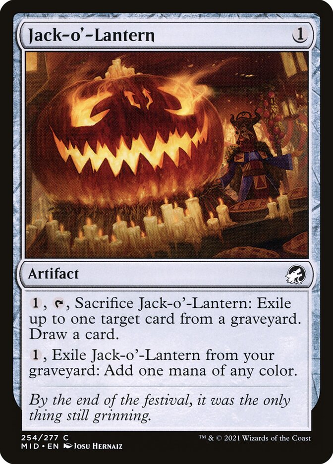 Jack-o'-Lantern 254/277 (Innistrad: Midnight Hunt)  | Chromatic Games