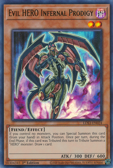 Evil HERO Infernal Prodigy [LDS3-EN024] Ultra Rare | Chromatic Games